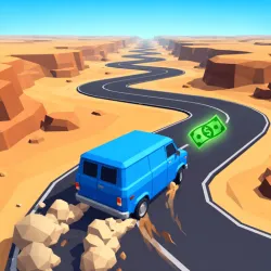 Desert Drift: Endless ZigZag Drive