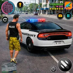 Play GTA: Race with Cops 3D Game