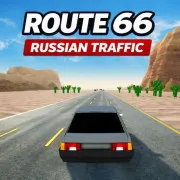 Play Route 66 Russian Traffic Game
